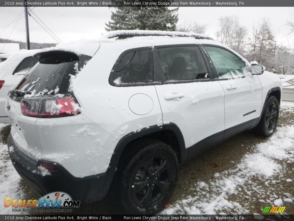 2019 Jeep Cherokee Latitude Plus 4x4 Bright White / Black Photo #5