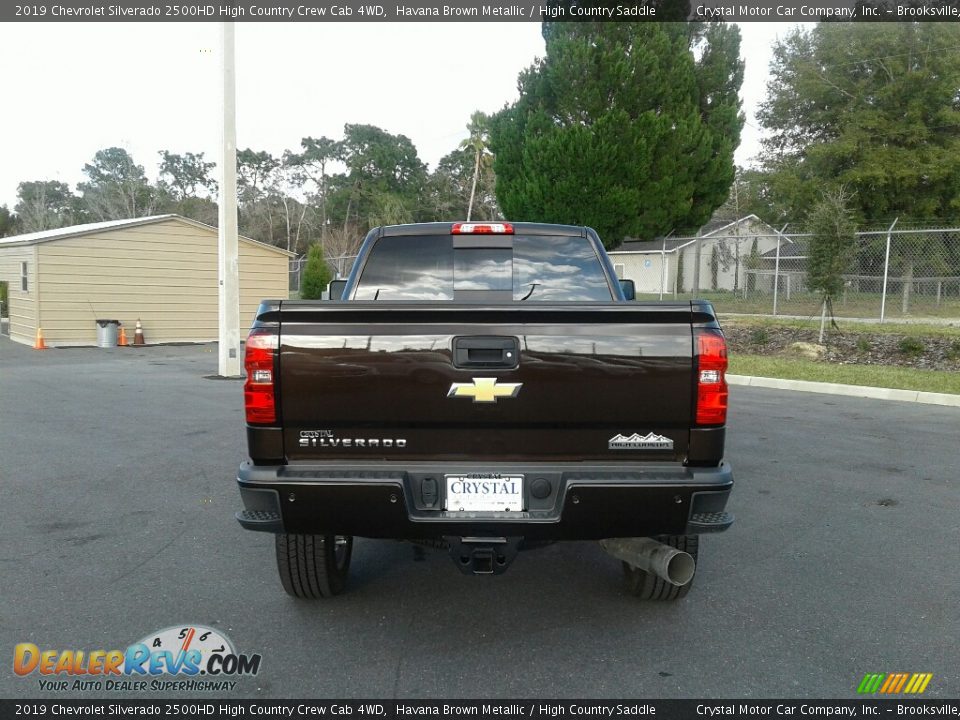 2019 Chevrolet Silverado 2500HD High Country Crew Cab 4WD Havana Brown Metallic / High Country Saddle Photo #4