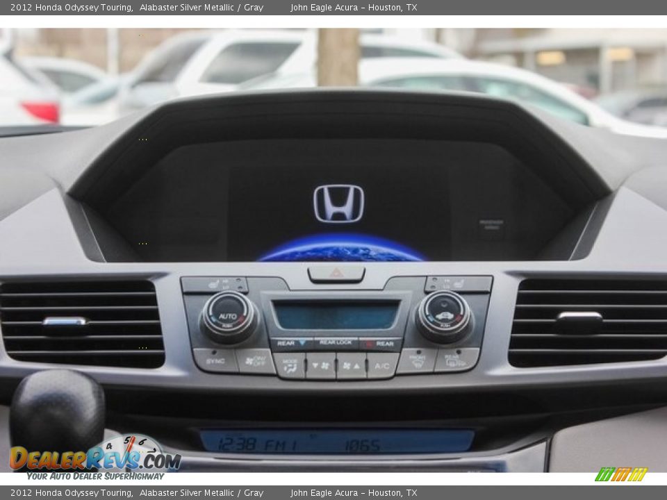2012 Honda Odyssey Touring Alabaster Silver Metallic / Gray Photo #30