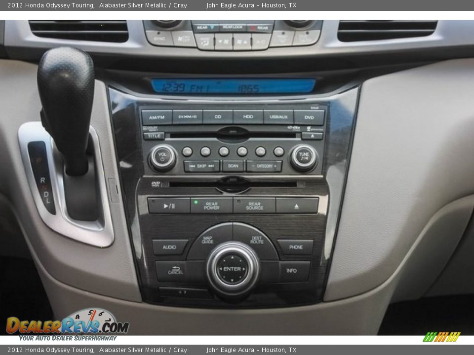 2012 Honda Odyssey Touring Alabaster Silver Metallic / Gray Photo #31