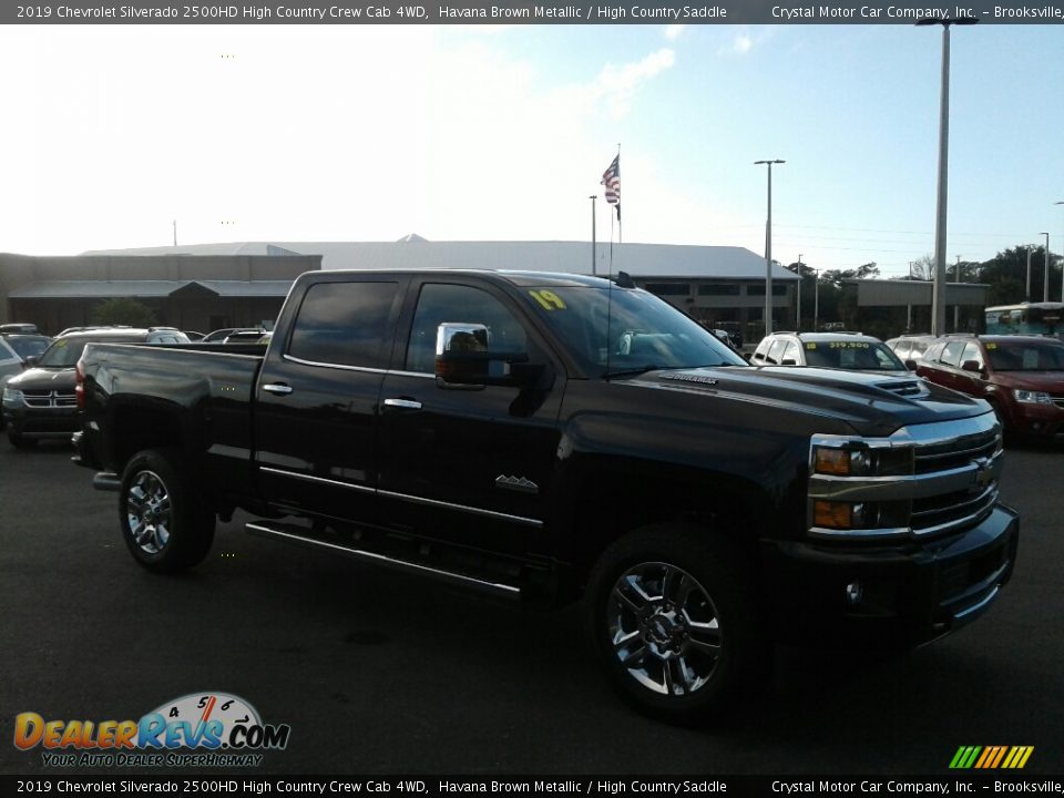 2019 Chevrolet Silverado 2500HD High Country Crew Cab 4WD Havana Brown Metallic / High Country Saddle Photo #7