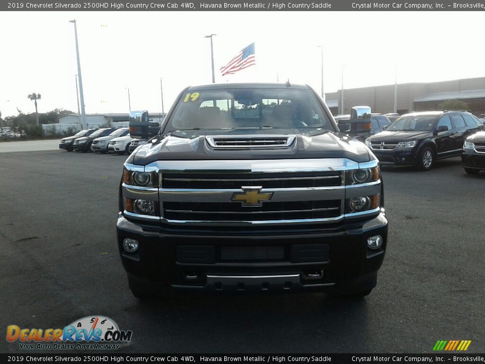 2019 Chevrolet Silverado 2500HD High Country Crew Cab 4WD Havana Brown Metallic / High Country Saddle Photo #8