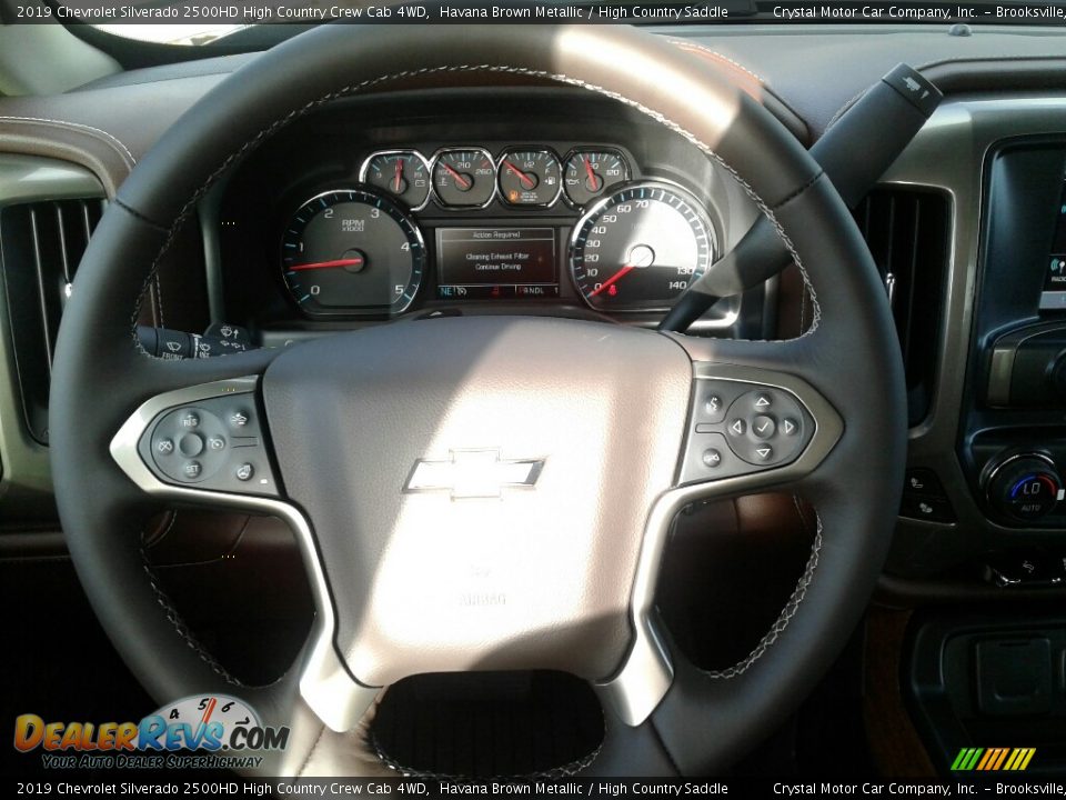 2019 Chevrolet Silverado 2500HD High Country Crew Cab 4WD Havana Brown Metallic / High Country Saddle Photo #14