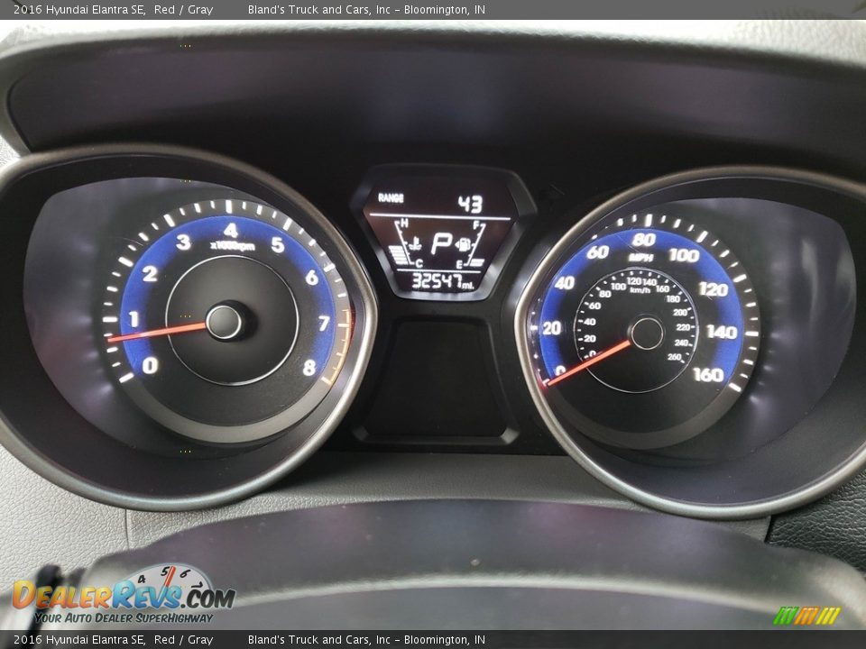 2016 Hyundai Elantra SE Red / Gray Photo #13