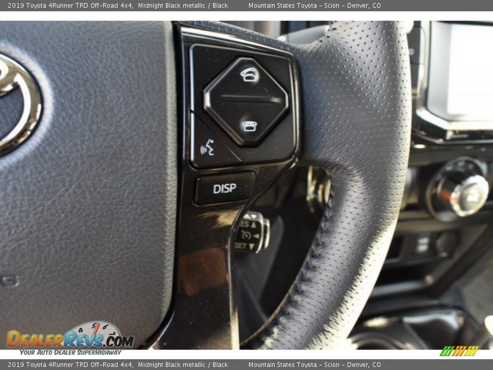 2019 Toyota 4Runner TRD Off-Road 4x4 Midnight Black metallic / Black Photo #27