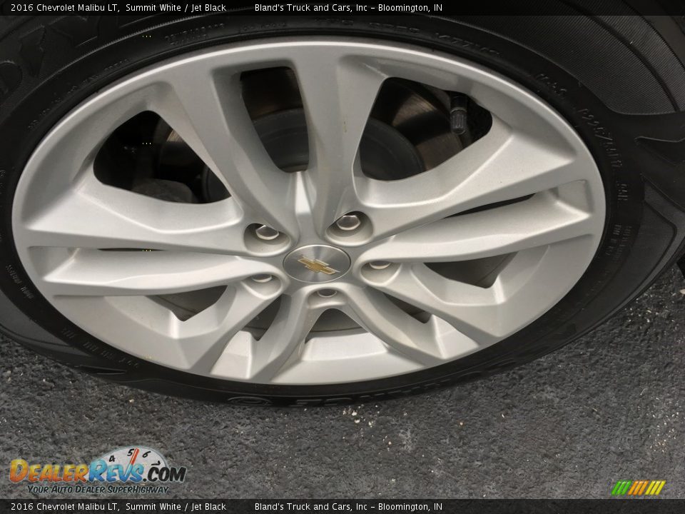 2016 Chevrolet Malibu LT Summit White / Jet Black Photo #30