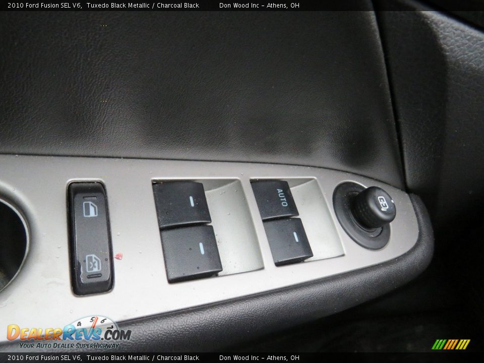 2010 Ford Fusion SEL V6 Tuxedo Black Metallic / Charcoal Black Photo #21