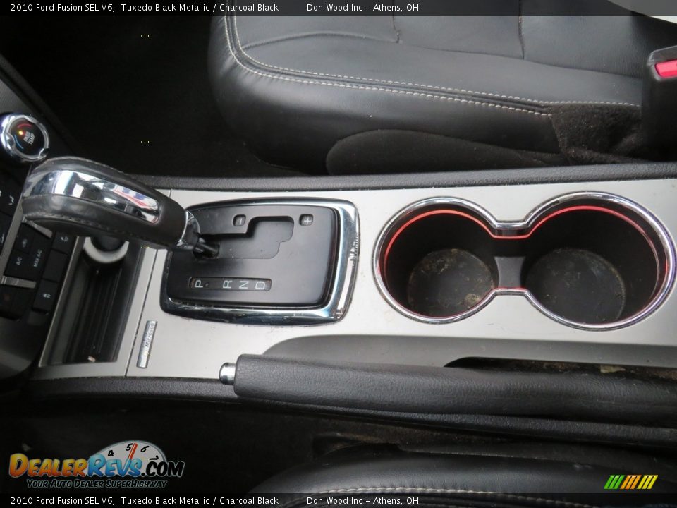 2010 Ford Fusion SEL V6 Tuxedo Black Metallic / Charcoal Black Photo #30