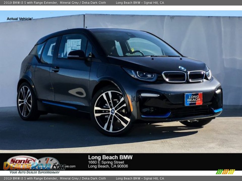 2019 BMW i3 S with Range Extender Mineral Grey / Deka Dark Cloth Photo #1