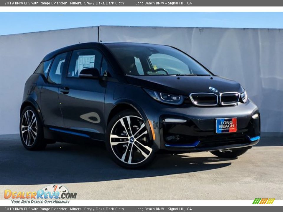 2019 BMW i3 S with Range Extender Mineral Grey / Deka Dark Cloth Photo #12