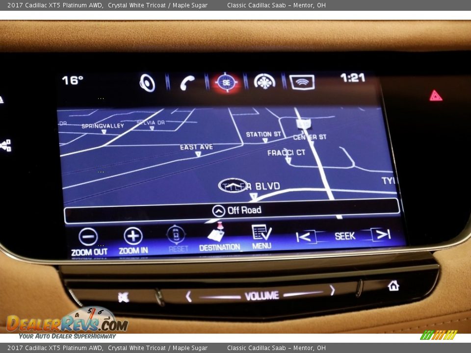 Navigation of 2017 Cadillac XT5 Platinum AWD Photo #13