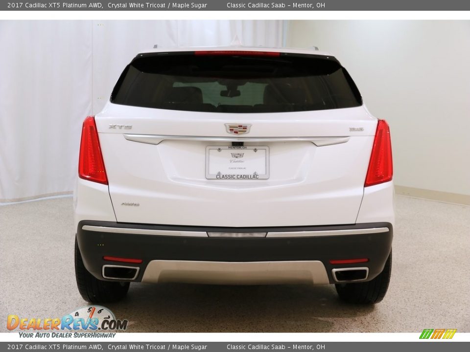 2017 Cadillac XT5 Platinum AWD Crystal White Tricoat / Maple Sugar Photo #22