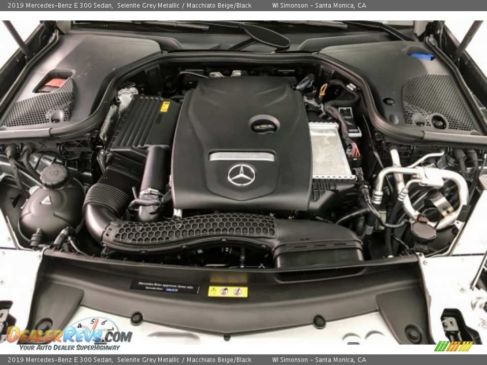 2019 Mercedes-Benz E 300 Sedan Selenite Grey Metallic / Macchiato Beige/Black Photo #8