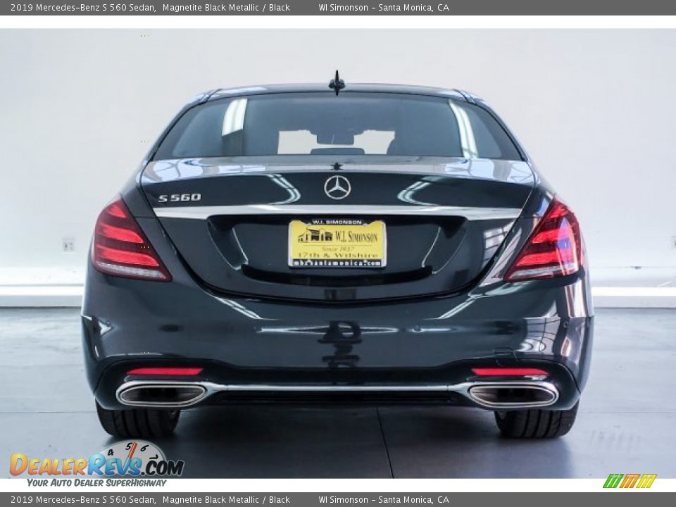 2019 Mercedes-Benz S 560 Sedan Magnetite Black Metallic / Black Photo #3