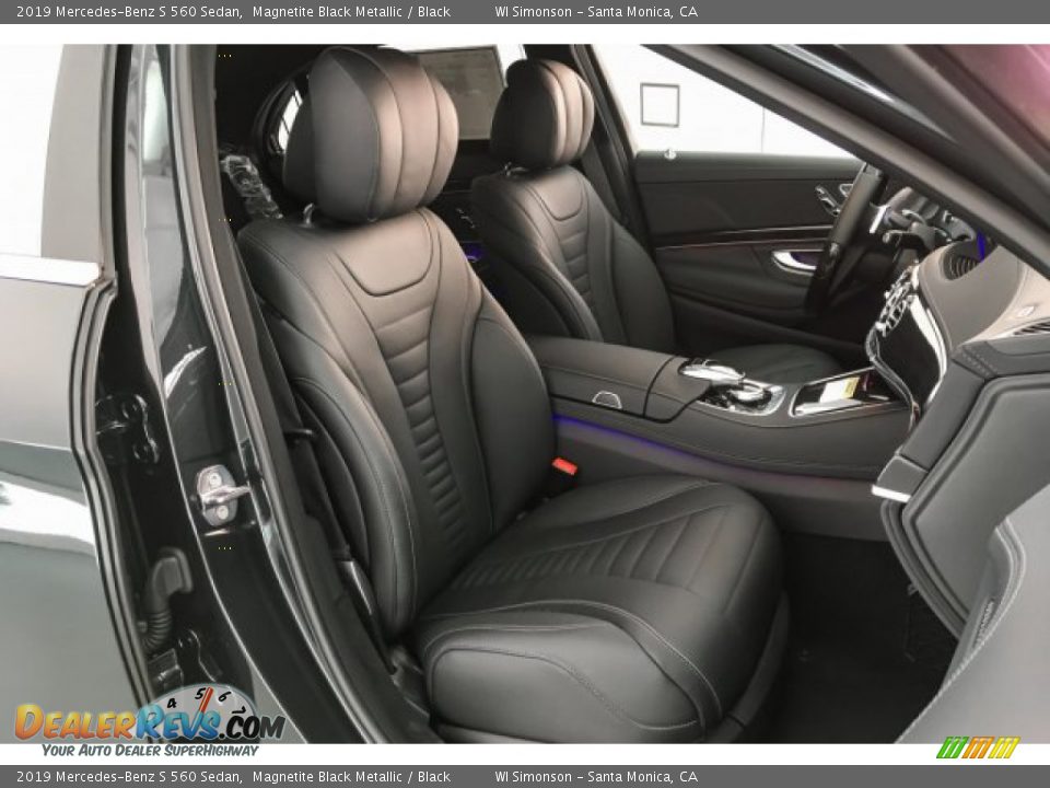 2019 Mercedes-Benz S 560 Sedan Magnetite Black Metallic / Black Photo #5
