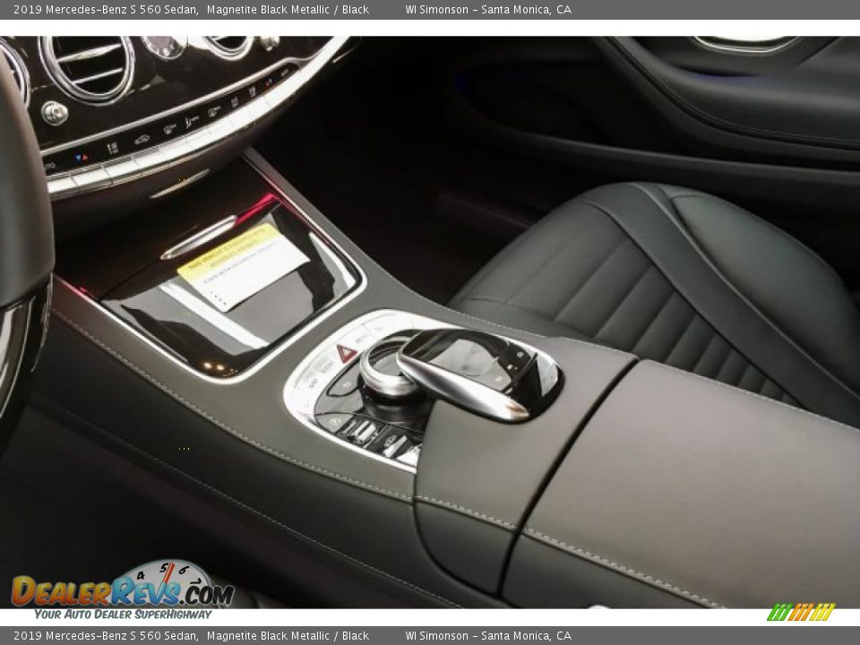 2019 Mercedes-Benz S 560 Sedan Magnetite Black Metallic / Black Photo #7