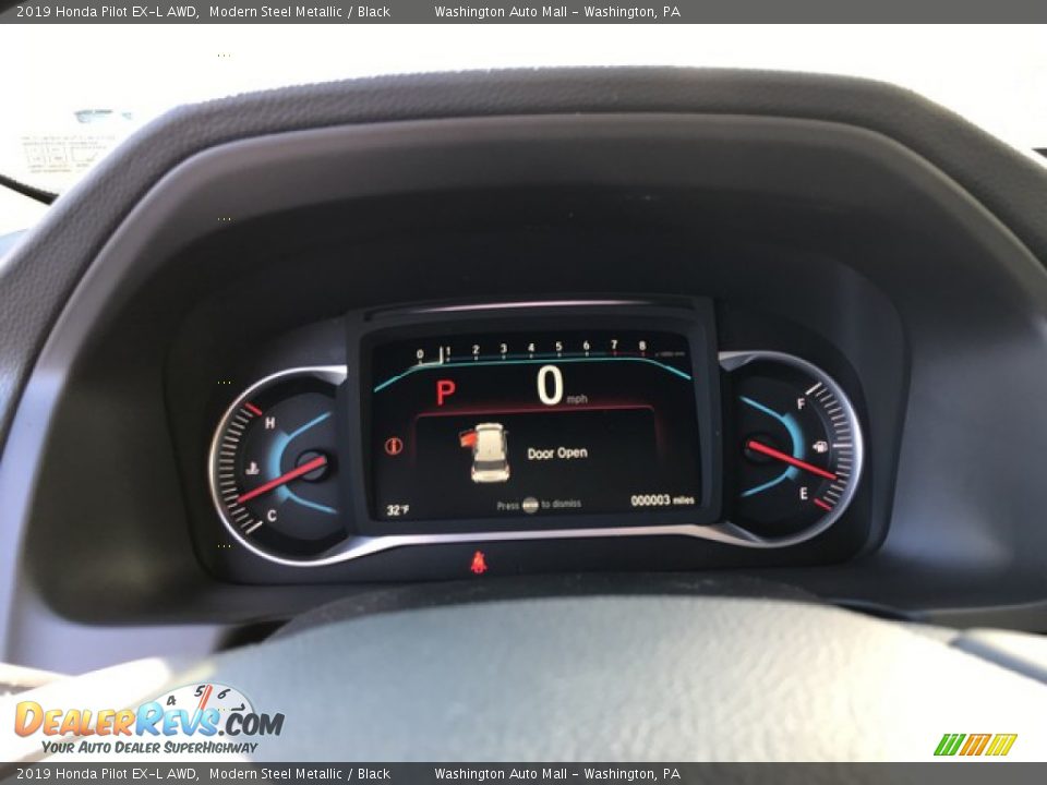 2019 Honda Pilot EX-L AWD Modern Steel Metallic / Black Photo #20