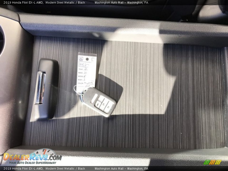2019 Honda Pilot EX-L AWD Modern Steel Metallic / Black Photo #21