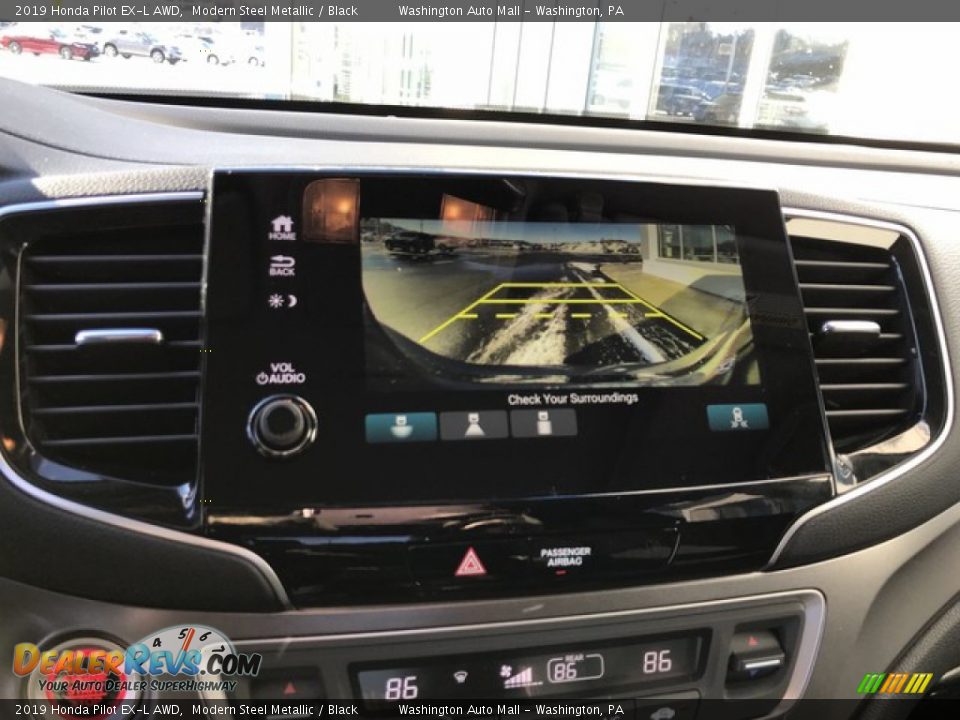 2019 Honda Pilot EX-L AWD Modern Steel Metallic / Black Photo #25