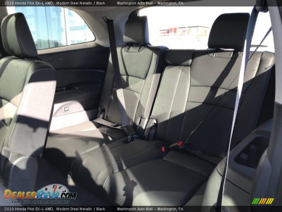 2019 Honda Pilot EX-L AWD Modern Steel Metallic / Black Photo #28