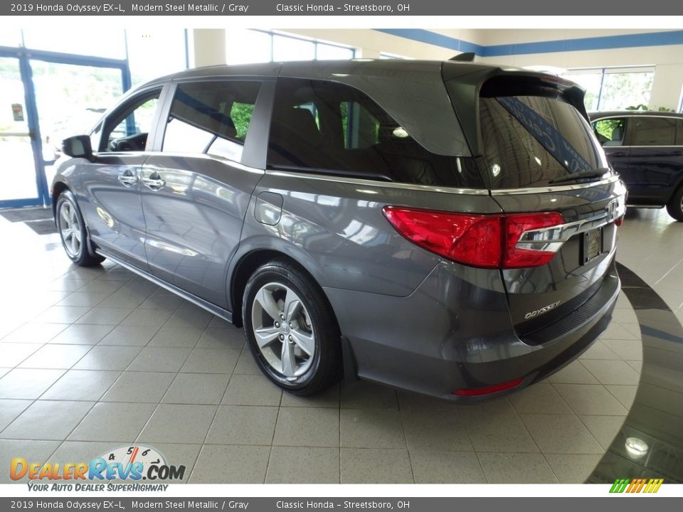 2019 Honda Odyssey EX-L Modern Steel Metallic / Gray Photo #2
