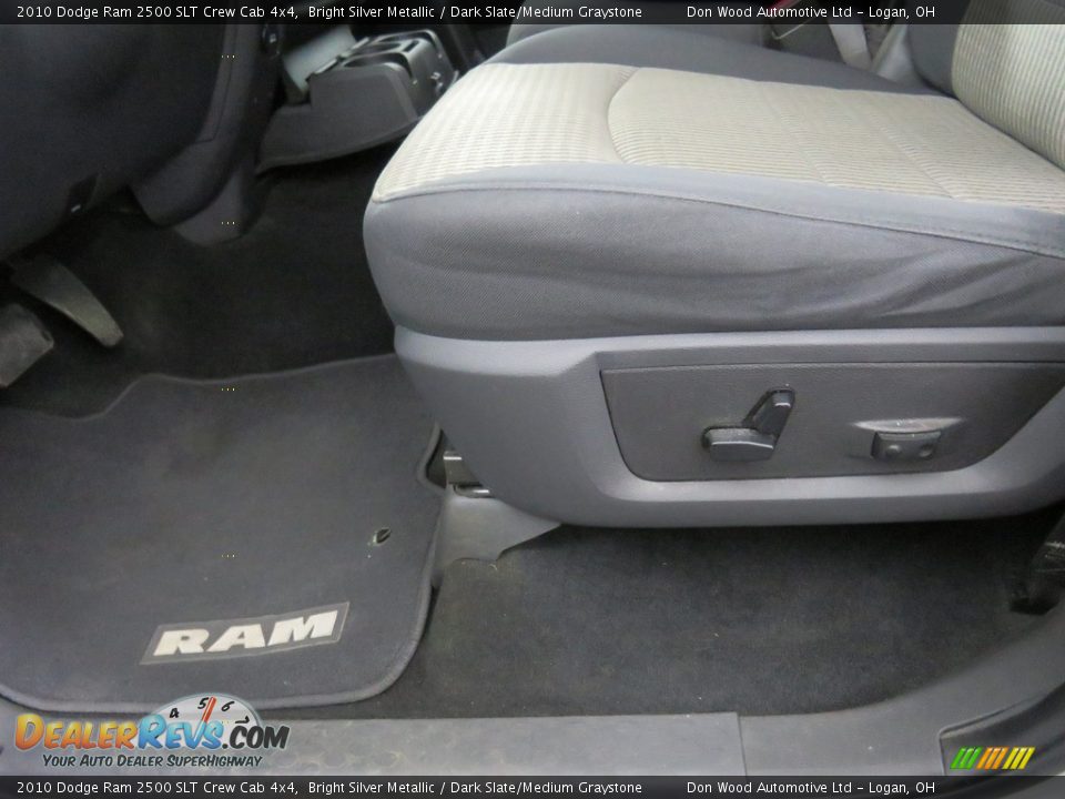 2010 Dodge Ram 2500 SLT Crew Cab 4x4 Bright Silver Metallic / Dark Slate/Medium Graystone Photo #25