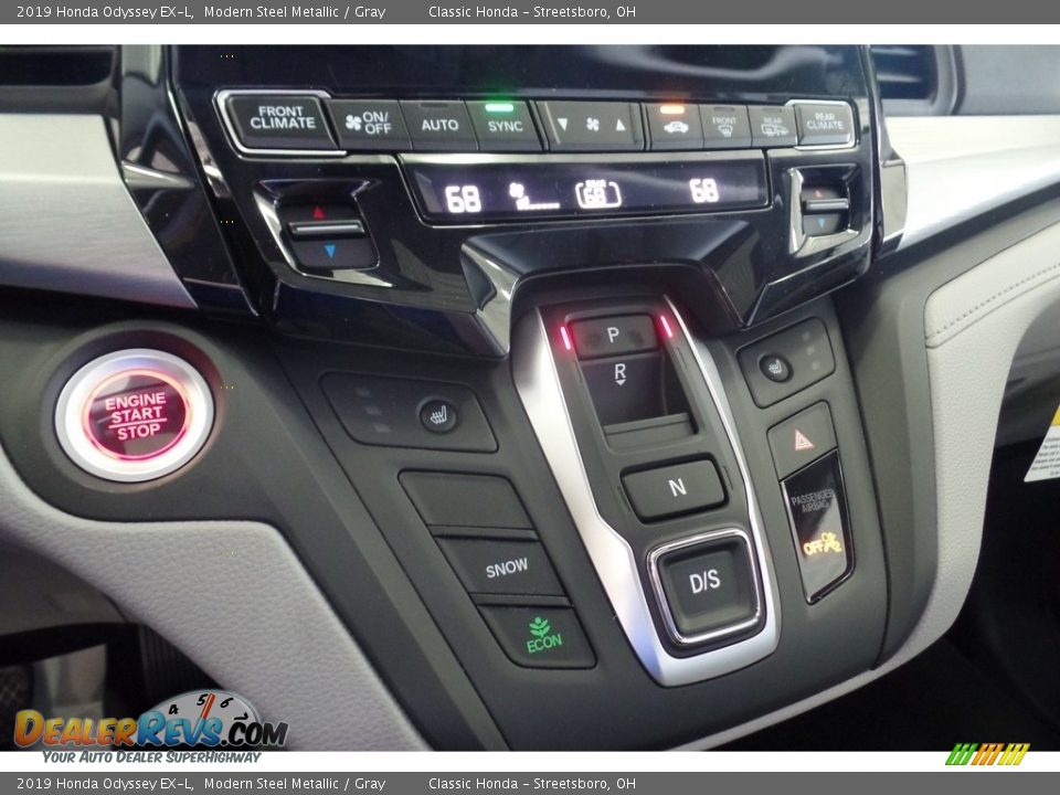 2019 Honda Odyssey EX-L Modern Steel Metallic / Gray Photo #13