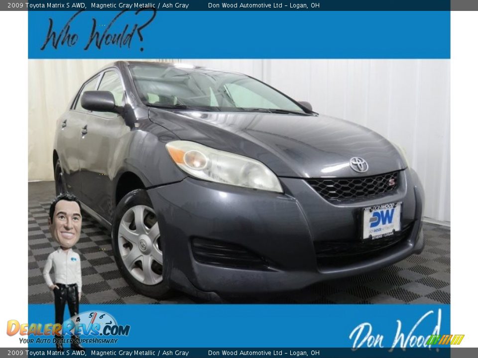 2009 Toyota Matrix S AWD Magnetic Gray Metallic / Ash Gray Photo #1