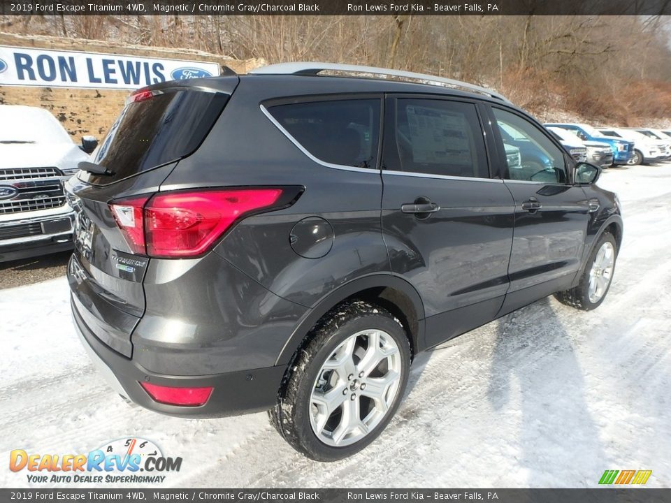 2019 Ford Escape Titanium 4WD Magnetic / Chromite Gray/Charcoal Black Photo #2