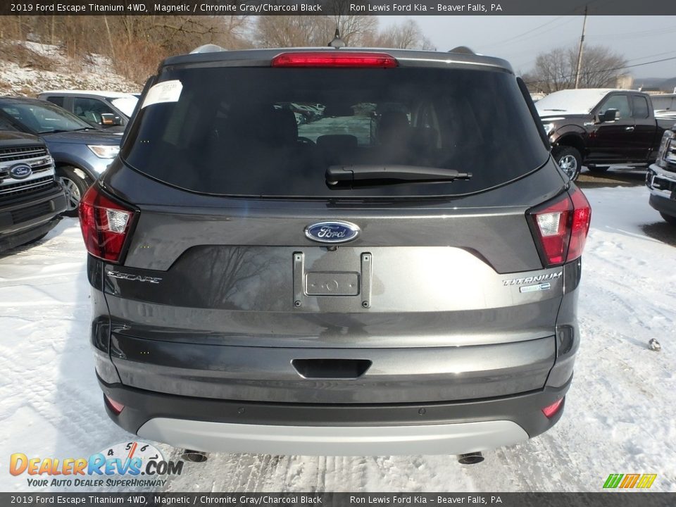 2019 Ford Escape Titanium 4WD Magnetic / Chromite Gray/Charcoal Black Photo #3