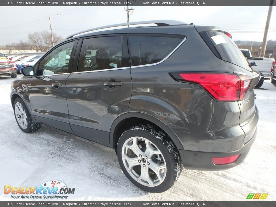 2019 Ford Escape Titanium 4WD Magnetic / Chromite Gray/Charcoal Black Photo #5