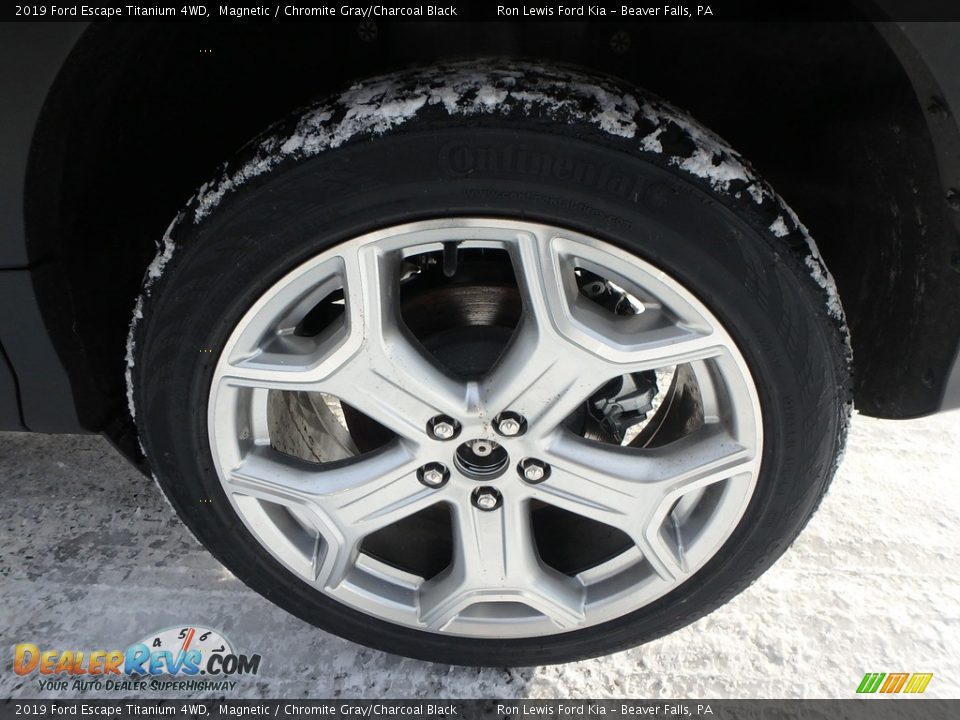 2019 Ford Escape Titanium 4WD Magnetic / Chromite Gray/Charcoal Black Photo #10