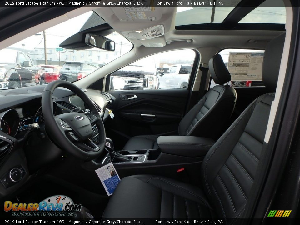 2019 Ford Escape Titanium 4WD Magnetic / Chromite Gray/Charcoal Black Photo #11