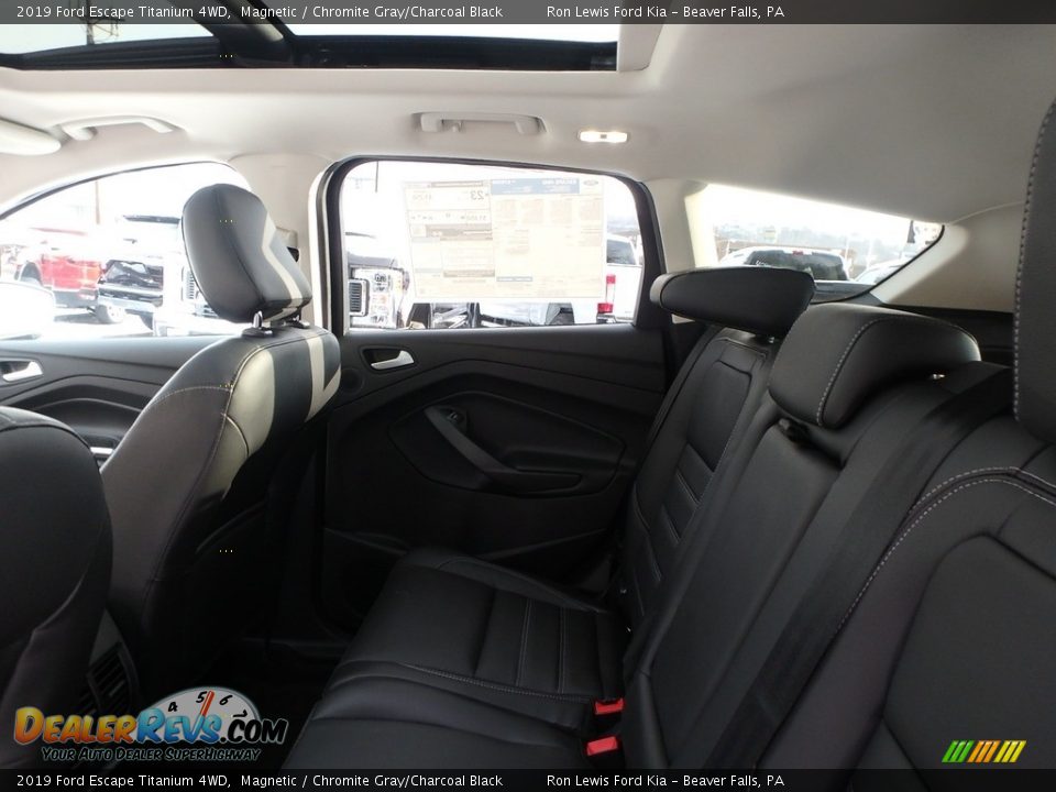 2019 Ford Escape Titanium 4WD Magnetic / Chromite Gray/Charcoal Black Photo #12