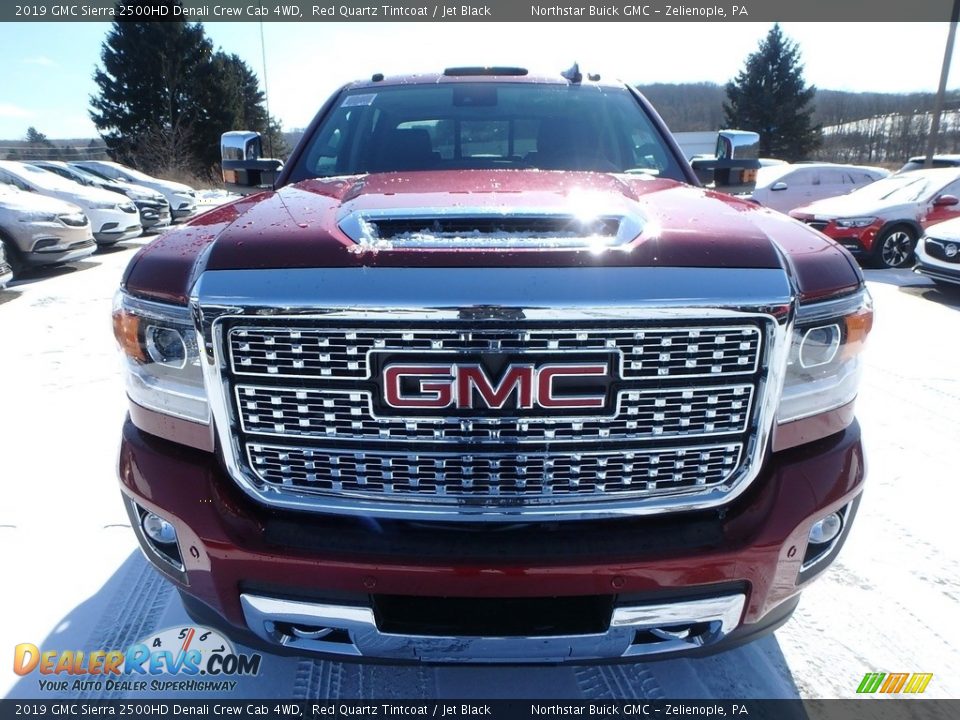 2019 GMC Sierra 2500HD Denali Crew Cab 4WD Red Quartz Tintcoat / Jet Black Photo #2