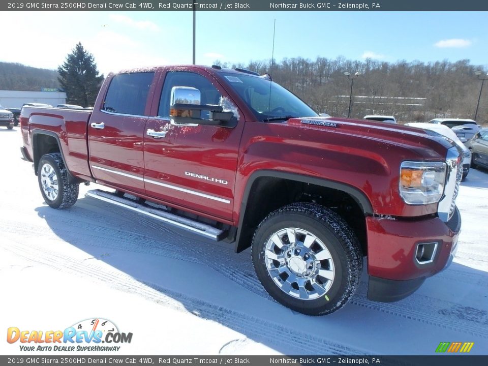 2019 GMC Sierra 2500HD Denali Crew Cab 4WD Red Quartz Tintcoat / Jet Black Photo #3