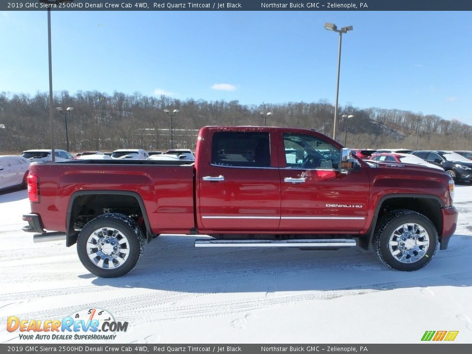 2019 GMC Sierra 2500HD Denali Crew Cab 4WD Red Quartz Tintcoat / Jet Black Photo #4