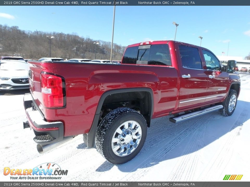 2019 GMC Sierra 2500HD Denali Crew Cab 4WD Red Quartz Tintcoat / Jet Black Photo #5