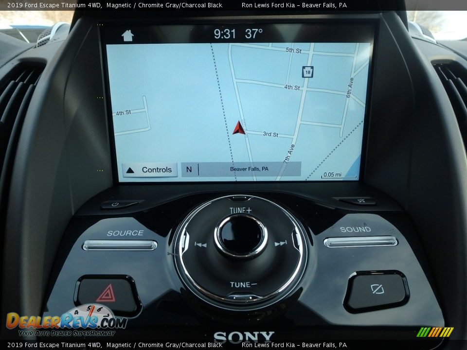 2019 Ford Escape Titanium 4WD Magnetic / Chromite Gray/Charcoal Black Photo #20