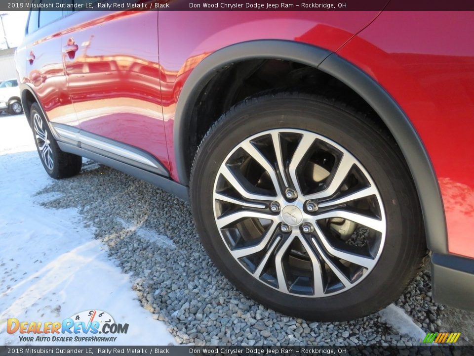2018 Mitsubishi Outlander LE Rally Red Metallic / Black Photo #2