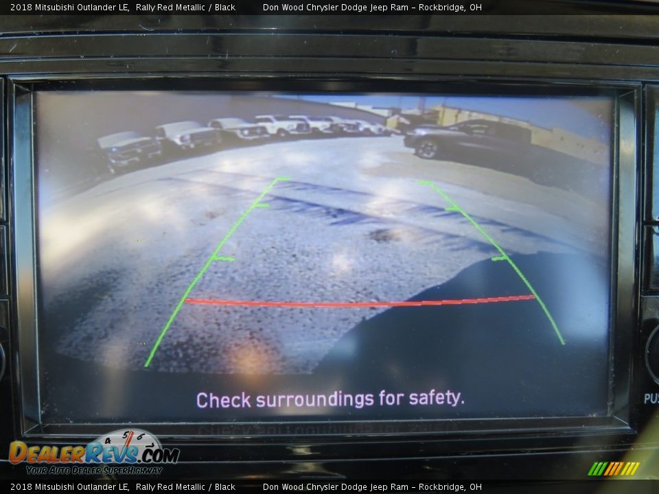 2018 Mitsubishi Outlander LE Rally Red Metallic / Black Photo #3