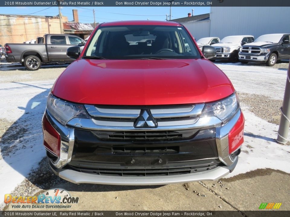 2018 Mitsubishi Outlander LE Rally Red Metallic / Black Photo #5