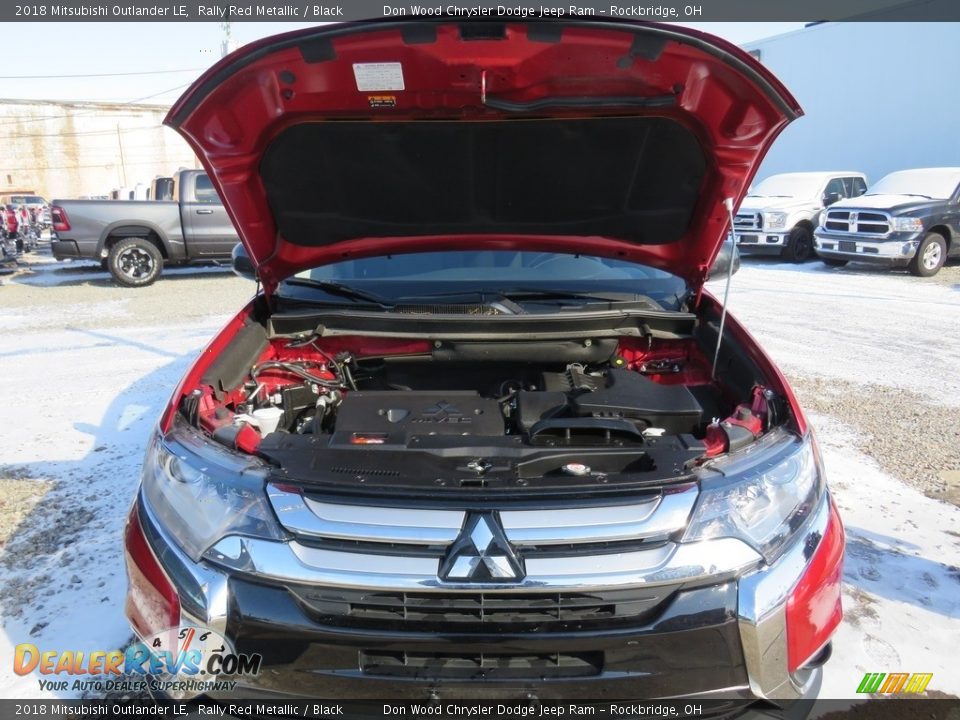 2018 Mitsubishi Outlander LE Rally Red Metallic / Black Photo #6