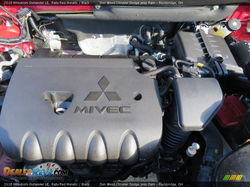 2018 Mitsubishi Outlander LE Rally Red Metallic / Black Photo #7