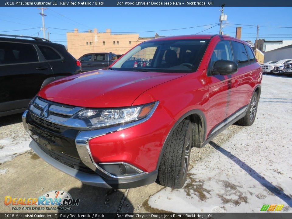 2018 Mitsubishi Outlander LE Rally Red Metallic / Black Photo #8