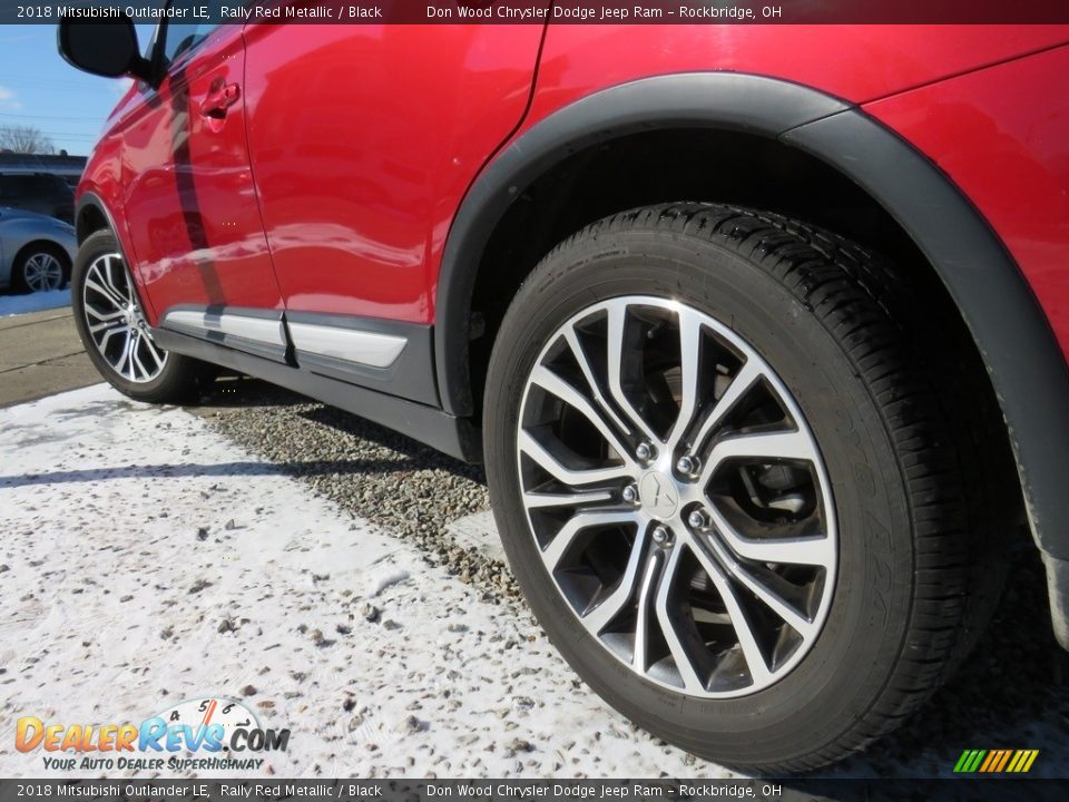 2018 Mitsubishi Outlander LE Rally Red Metallic / Black Photo #10