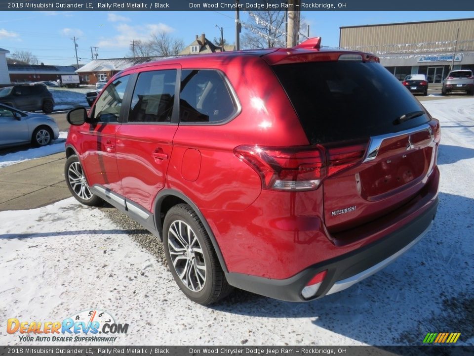 2018 Mitsubishi Outlander LE Rally Red Metallic / Black Photo #11