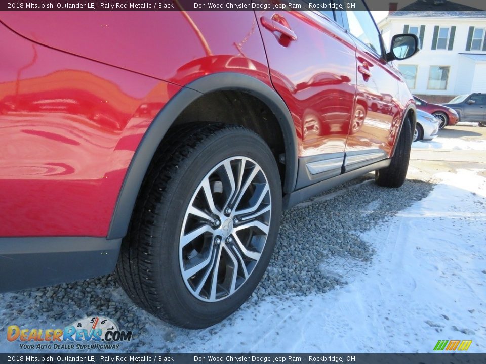 2018 Mitsubishi Outlander LE Rally Red Metallic / Black Photo #17