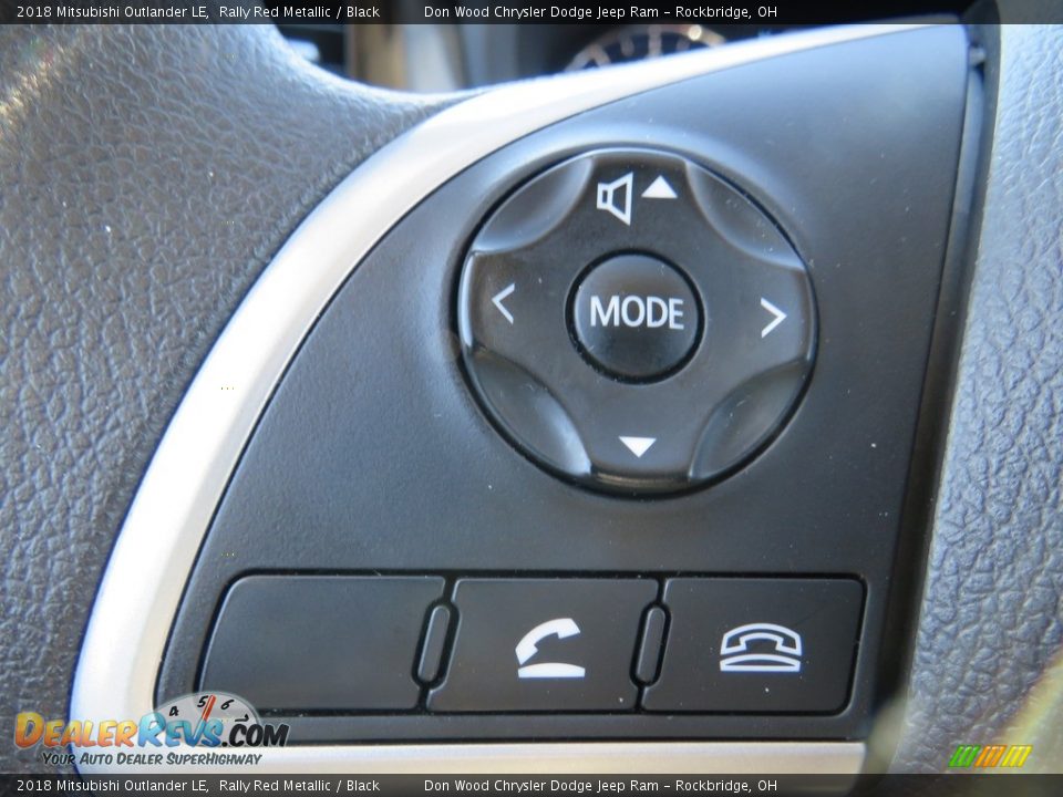 2018 Mitsubishi Outlander LE Rally Red Metallic / Black Photo #21