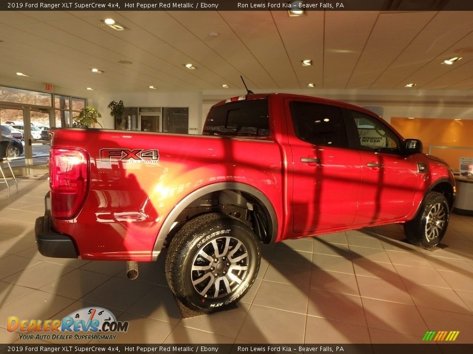Hot Pepper Red Metallic 2019 Ford Ranger XLT SuperCrew 4x4 Photo #3
